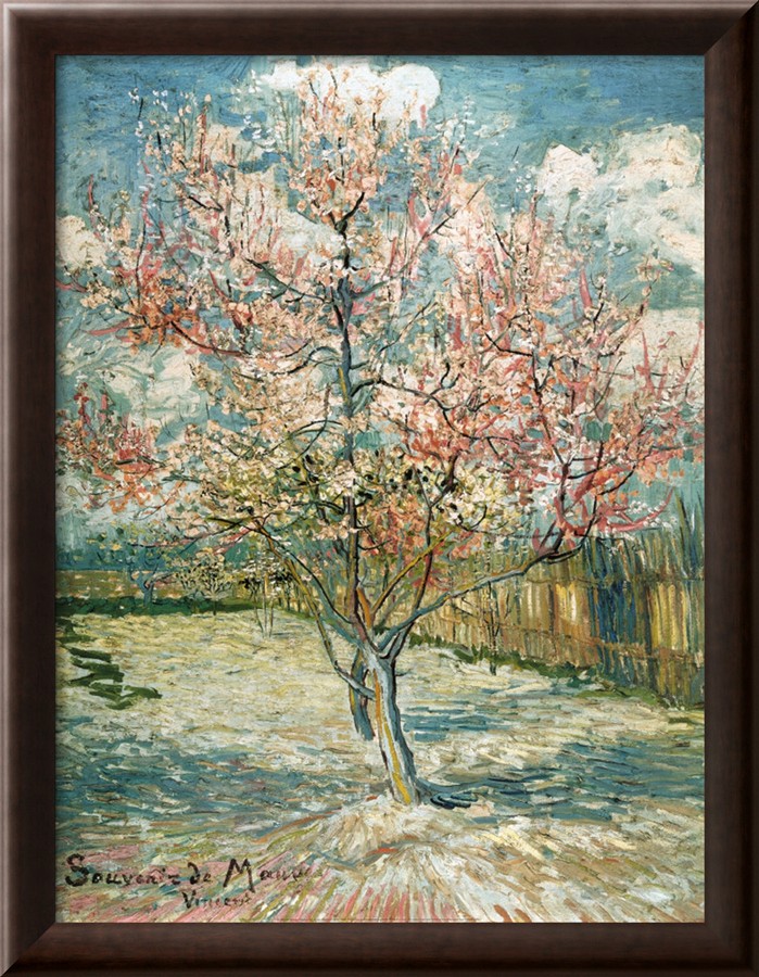 Peach Tree in Bloom at Arles - Vincent Van Gogh Paintings